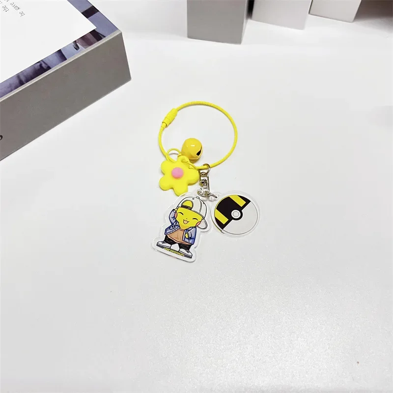 Брелок для ключей Pokemon Pikachu Y2k женщин сумка подвеска ювелирные изделия модный панк