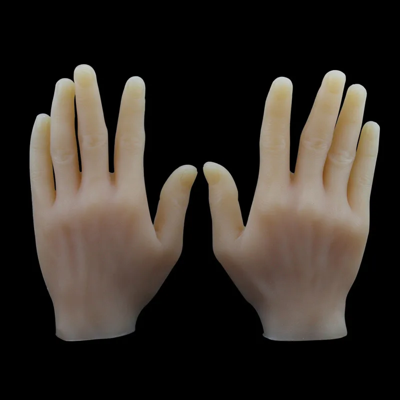 

Premium Silicone Tattoo Skin Practice Left/Right Fake Tattoo Hand Practice Skin Dummy Fake Skin for Tattoo Supplies, Tattoo Kit
