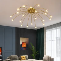 modern gypsophila chandelier nordic minimalist design living room dining room bedroom ceiling lamp creative fashion led lighting