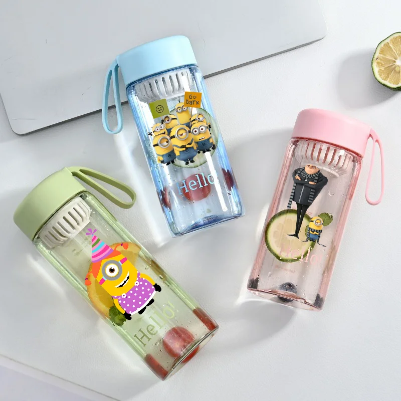 Простой пластиковый прозрачный стакан Гадкий я Миньоны уличная спортивная