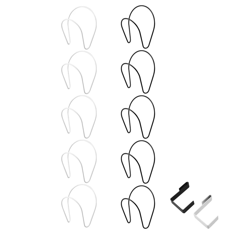 

LUDA 2 PCS 5 Pack Baseball Cap Rack Hat Holder Rack Home Organizer Storage Door Closet Hanger Cap Holder Rack Robe Hooks