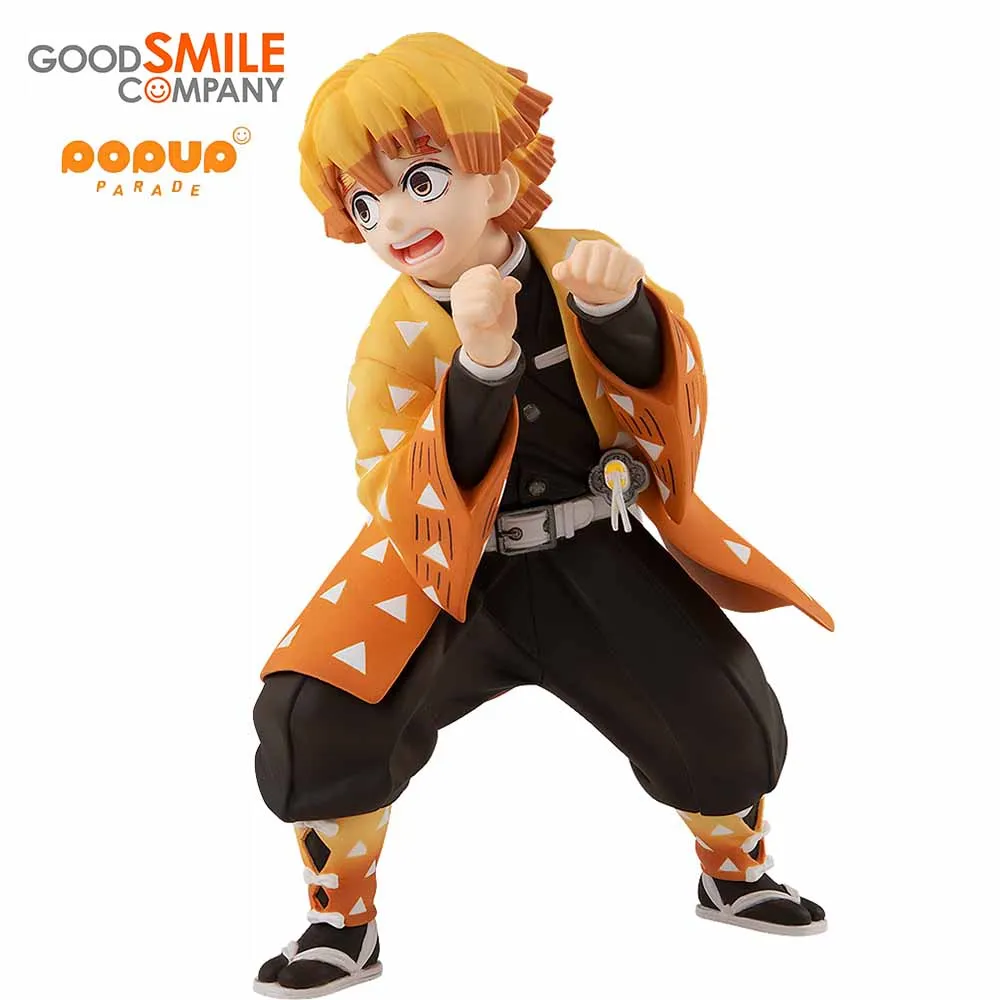 

In Stock Original Good Smile POP UP PARADE Demon Slayer Agatsuma Zenitsu GSC Anime Figure Action Figures Collectible Model Toy