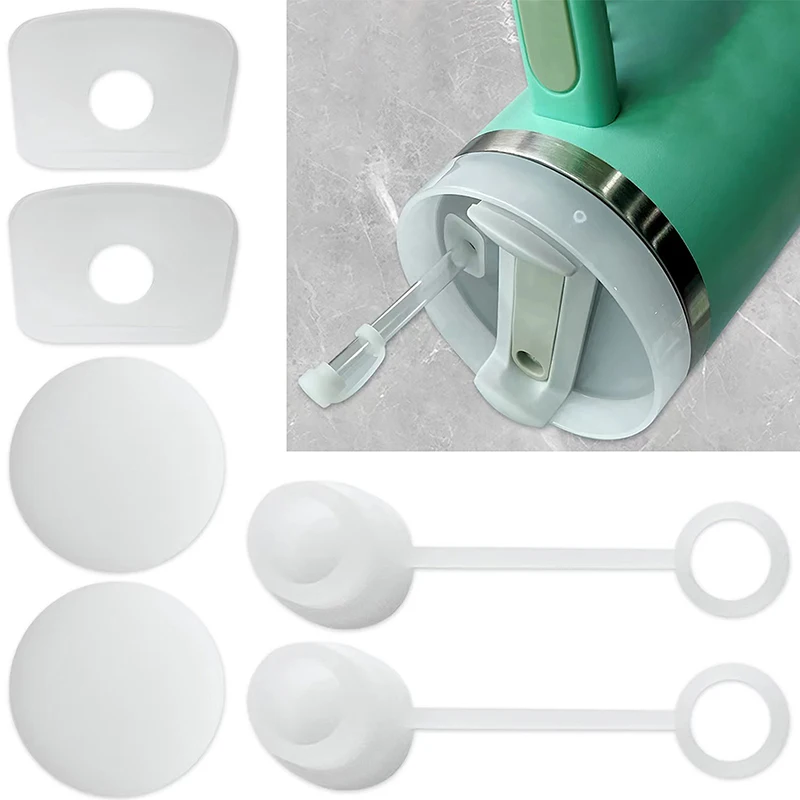 

Silicone Straw Hole Grommets With Attached Plugs Mason Jar Lids Airlock Homebrewing Wine Beer Making Reusable Straw Hole Stopper