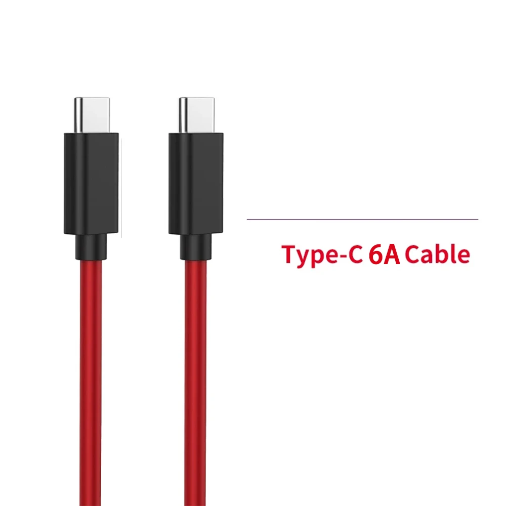 PD QC Quick charger Cable 55W 66W 6A For Nubia Red Magic 5S 6 6S 6R Z30 Pro 6A Gaming Data Cable Type-C to USB C