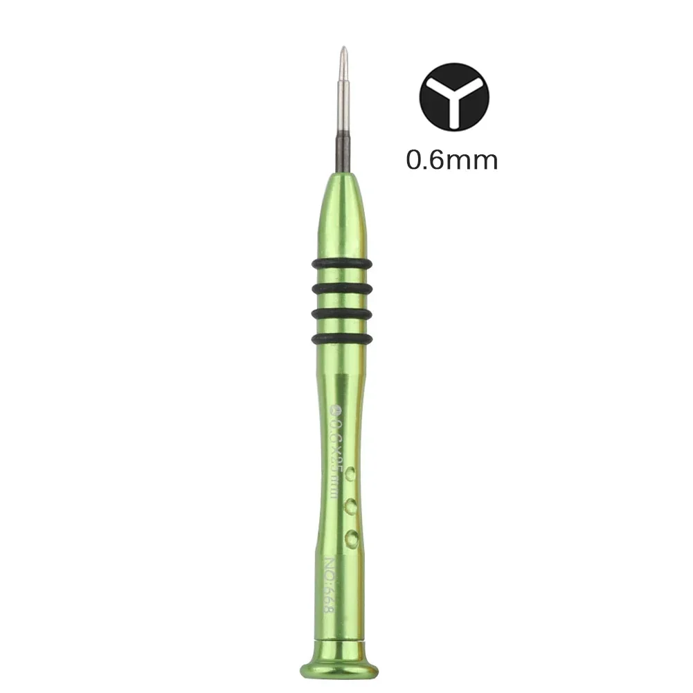 

1 шт. маленькая отвертка 1,5 мм PH000 Phillips 0,8 мм P2 Pentalobe 0,6 мм Y000 Tri-Point для Iphone, набор инструментов для ремонта игр Switch