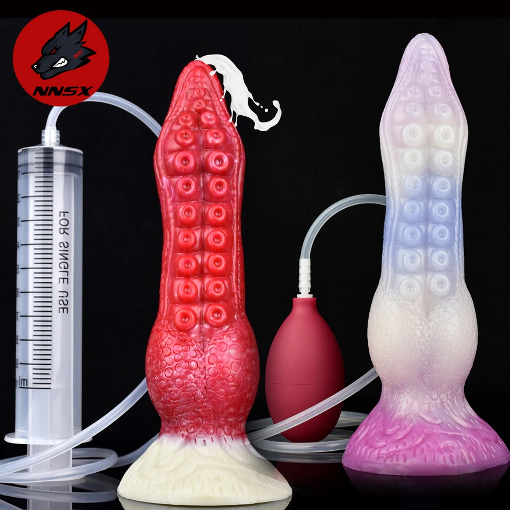 NNSX Анальная пробка в виде осьминога фаллоимитаторы для брызг женщин и мужчин
