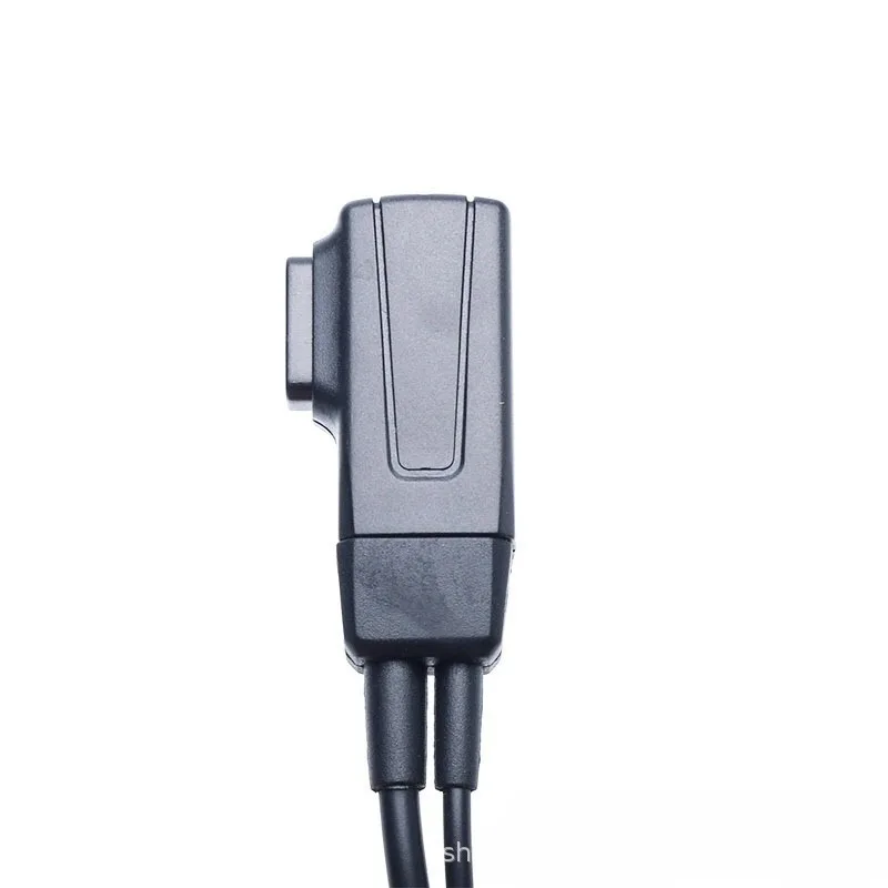 Фото 2-контактный наушник PTT с микрофоном, гарнитура для ICOM IC-V8, IC-V85, IC-V82, IC-V80, IC-F3021, F3023, IC-T2A Walkie Talkie №2