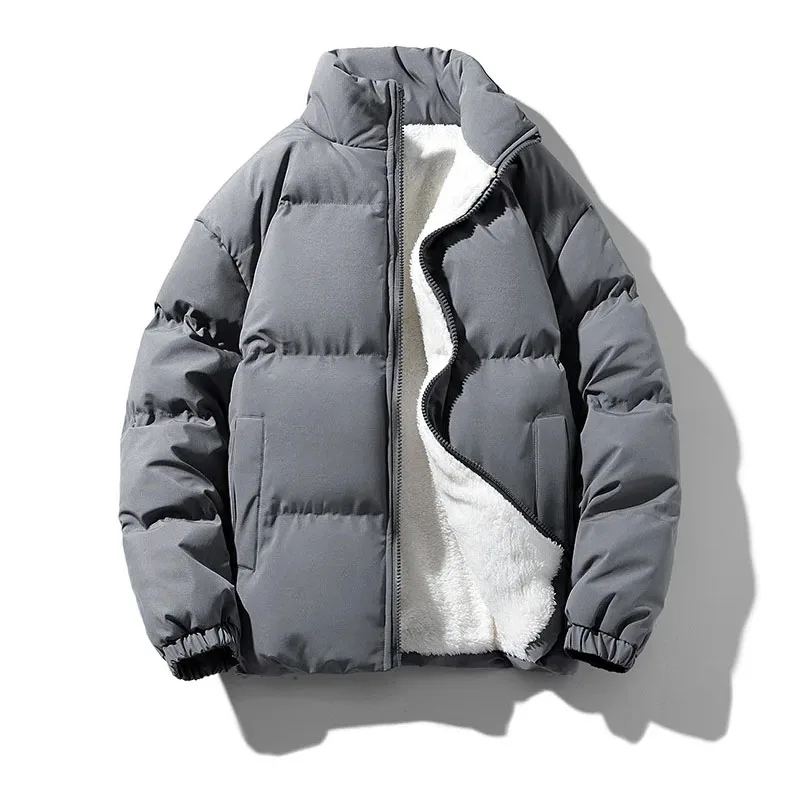 

Парка на хлопковом наполнителе для мальчиков, Толстая теплая осенне-зимняя мужская парка, серые и белые пышные парки, уличная одежда, верхняя одежда, пальто 7xl, 8xl