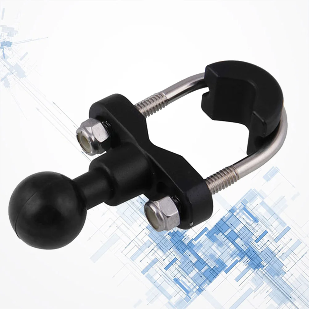 

1PC U Shaped Detachable Stainless Steel Portable Handlebar Mount Rail Mount Base for Motorcycle Scooter