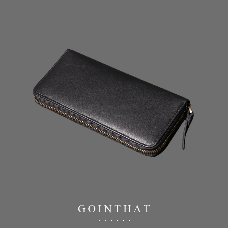 

Wallets For Women Wallet Men Genuine Leather Brand Design Long Zipper Clutch Female Coin Purse Credit Card Holder Large Capacity