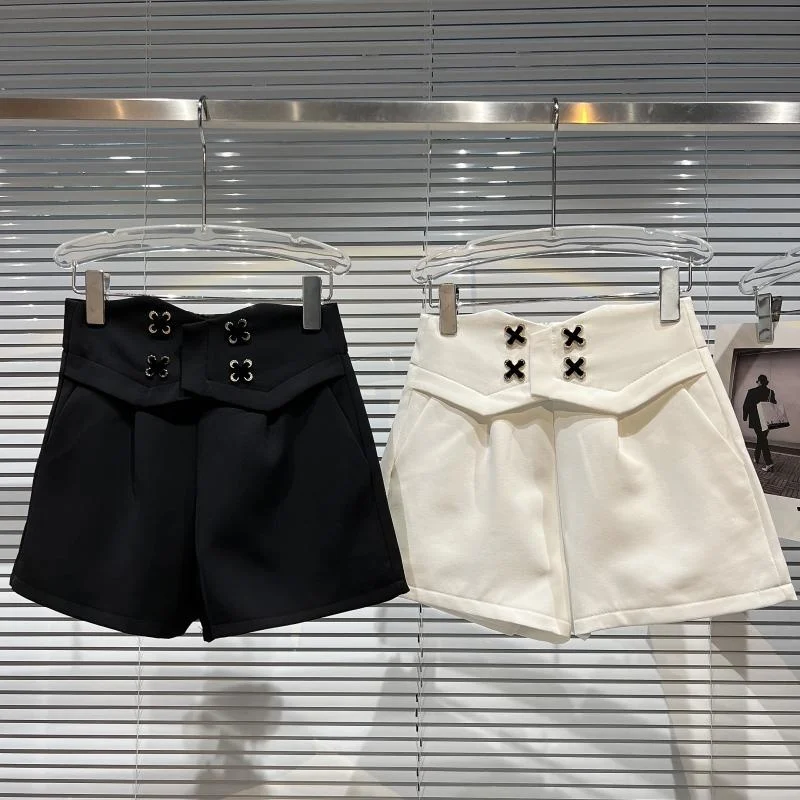 

PREPOMP 2022 весенние женские шорты с высокой талией