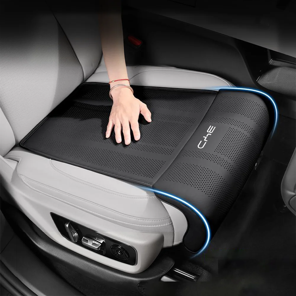 Фото Подушка для автомобильного сиденья, поддержка ног для BYD Seal U Atto3 Dophn Seagull S6 S7 X Dream, кожаный защитный чехол на спинку заднего автомобильного сиденья №2