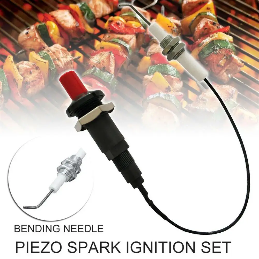 

1Pc Push Button Piezo Ignitor Igniter Spark Ignition Kit Stove BBQ Camping Hiking Outdoor Activities Gas Stove BBQ Replacement