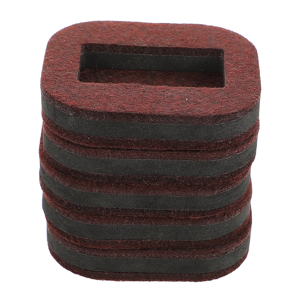 

5 Pcs Roller Fixing Pad Furniture Felt Pads Tables Chairs Caster Cups Anti Sliding
