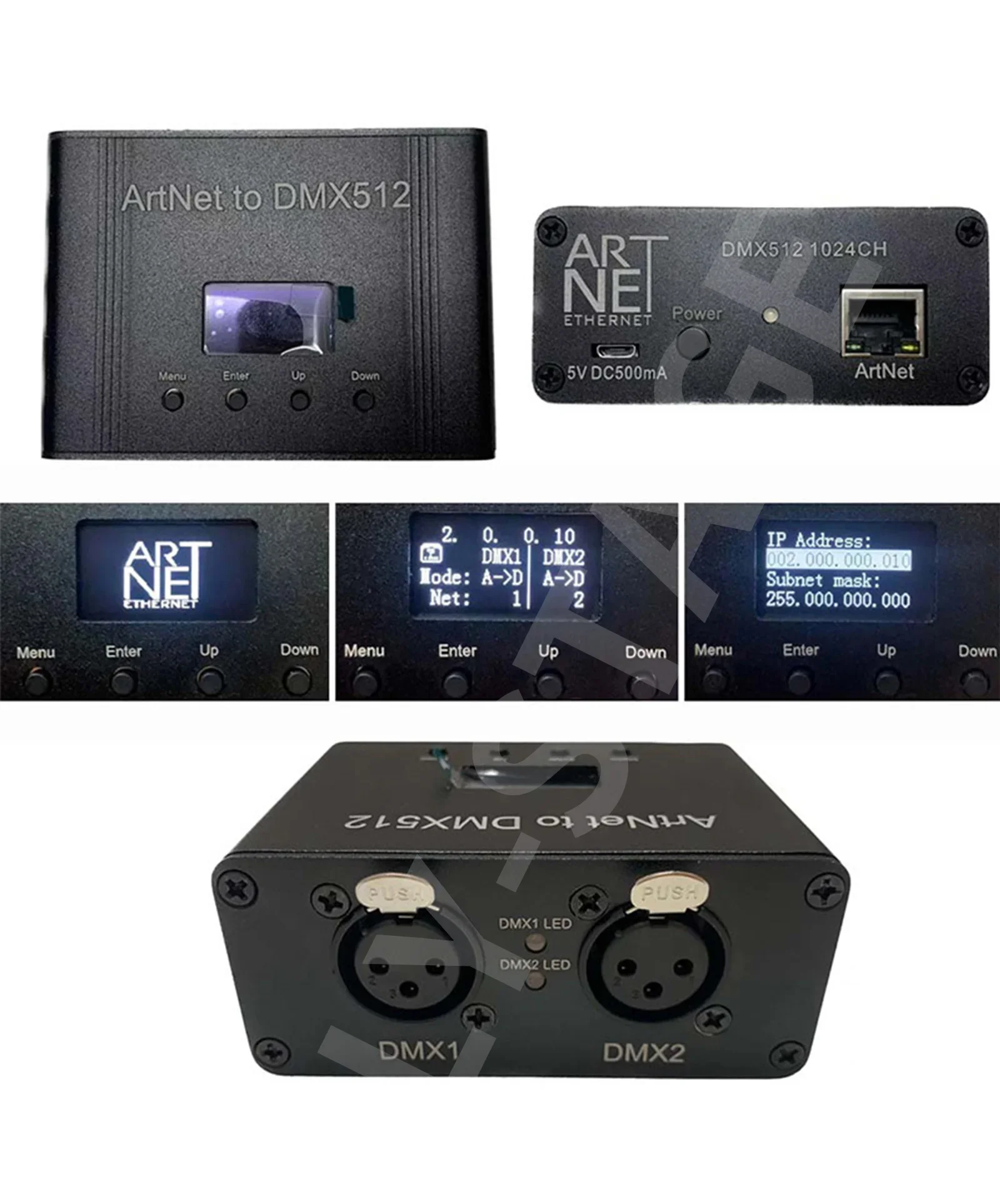 

ArtNet DMX 512 Ethernet контроллер освещения