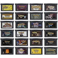 Игровой картридж Pokemon GBA, 32 бит, игровая консоль, карта AshGray Dark Rising Liquid Crystal My Ass Pearl для GBA/SP/DS