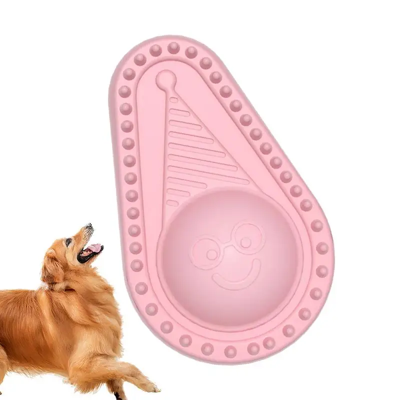

Dog Pet Chew Toys Teething Ring Rubber Chew Toy Aggressive Chewers Dog Toothbrush Puppy Dental Care For Dog Pet Accessories