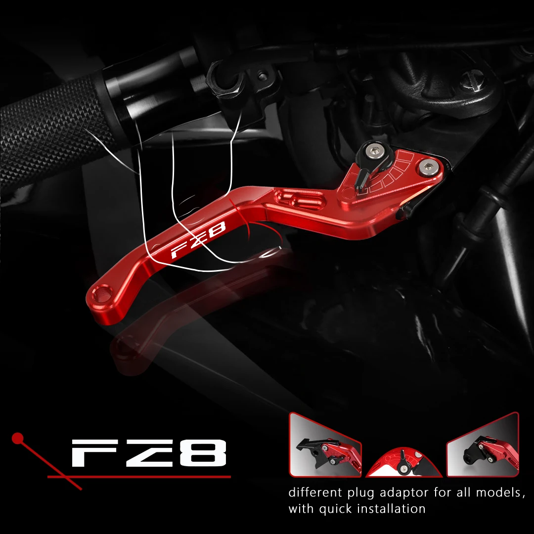 

Motorcycle Adjustable Short Brake Clutch Lever Accessories For YAMAHA FZ8 FZ 8 FZ-8 2010 2011 2012 2013 2014 2015 2016 2017 2018