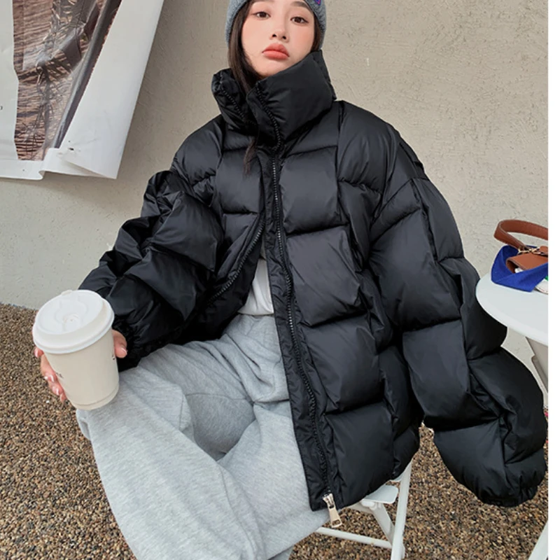 2022 New Winter Coat for Women Coats Parkas Jackets Fashion Down Cotton Jacket Warm Weave Loose Outerwear Winter Clothing