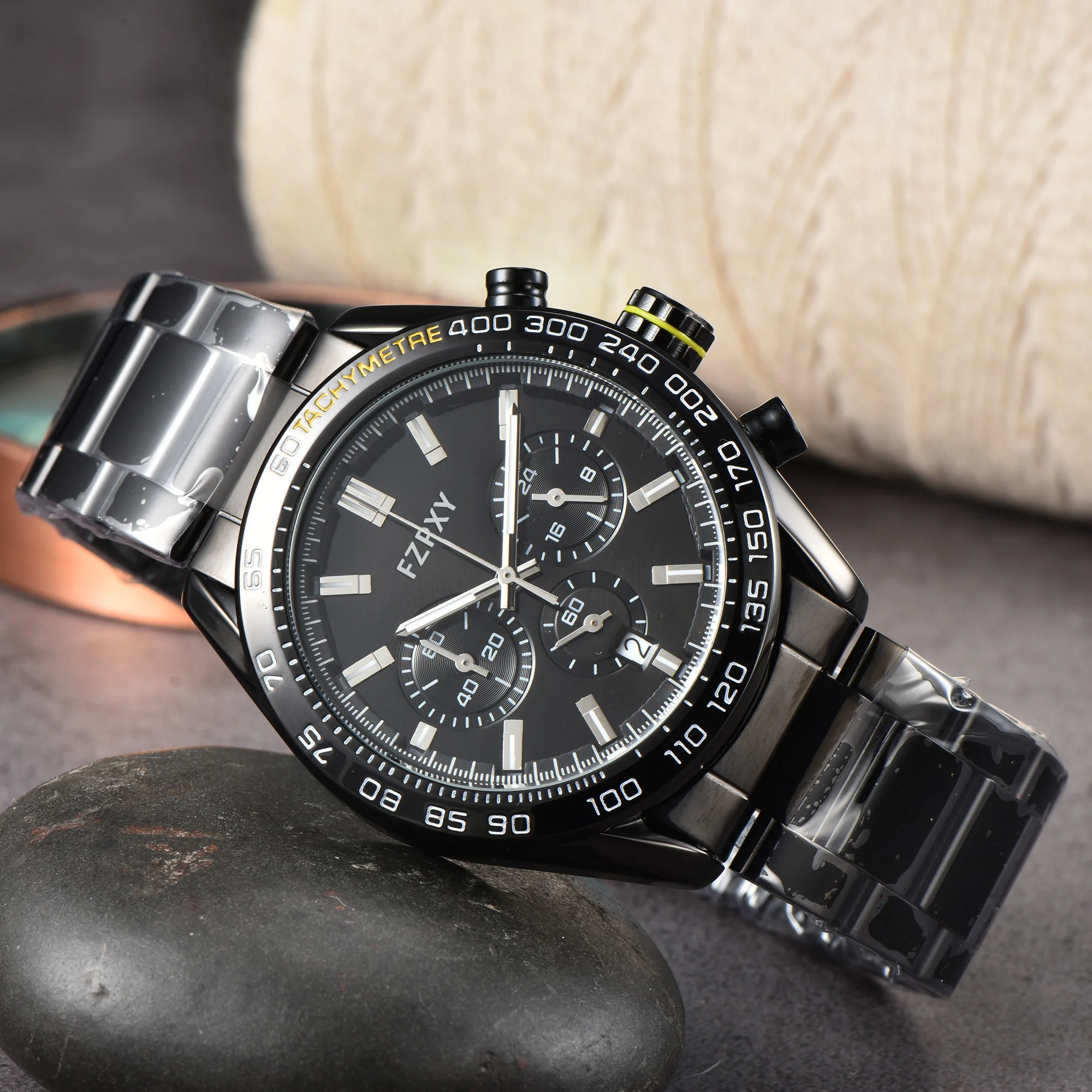 

Часы наручные TA110 Мужские кварцевые с хронографом, оригинальные многофункциональные автоматические деловые с отображением даты, с Лунной ф...