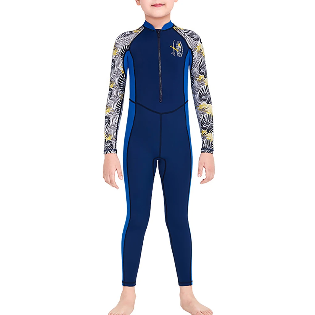 

Wetsuits Diving Suit Sandbeach Kids Wetsuit Long Sleeves and Pants One-piece Full body Swimsuit Anti-jellyfish Breathe Freely