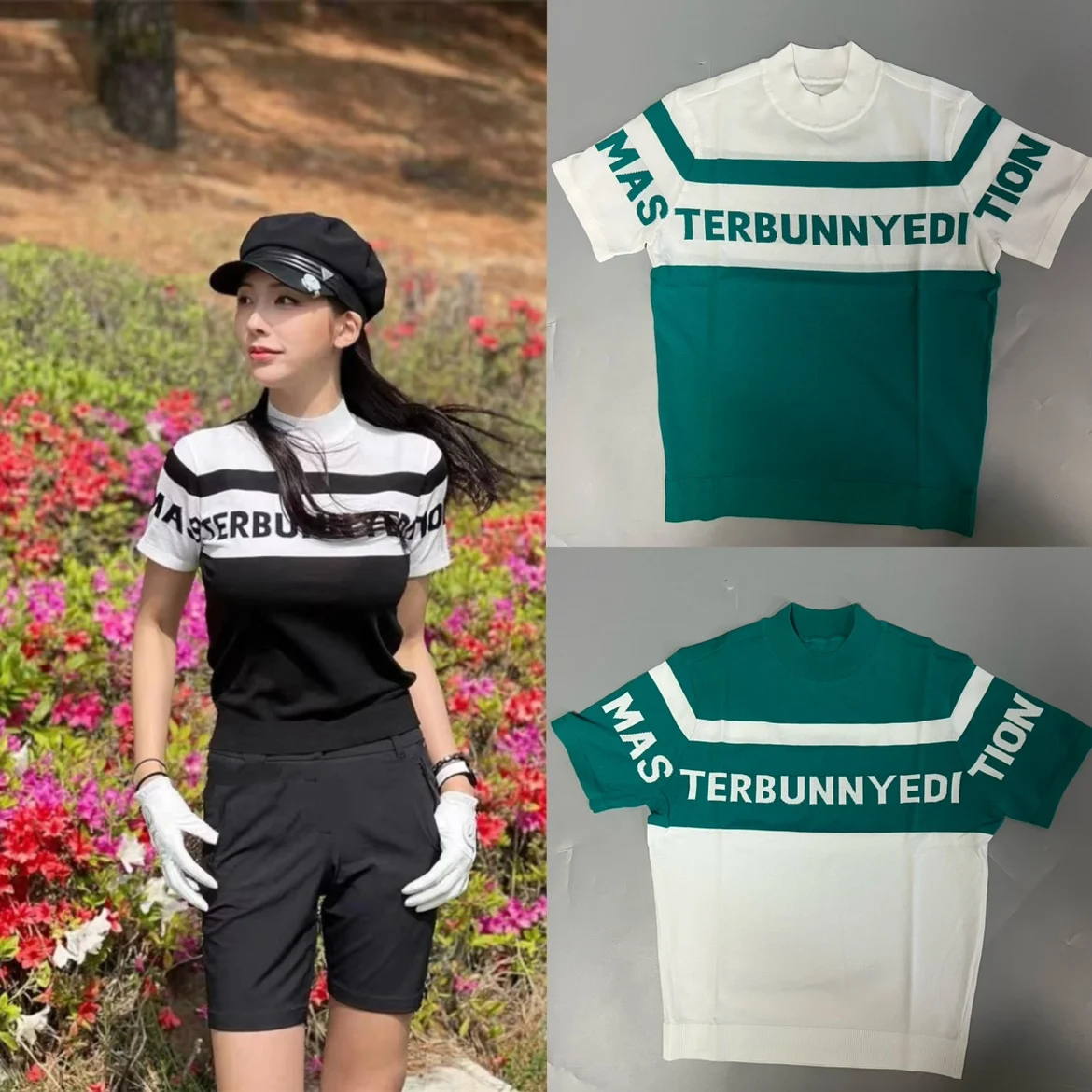 

Golf Women's Short-sleeved Round Neck 23 Autumn New Sports Casual Color
