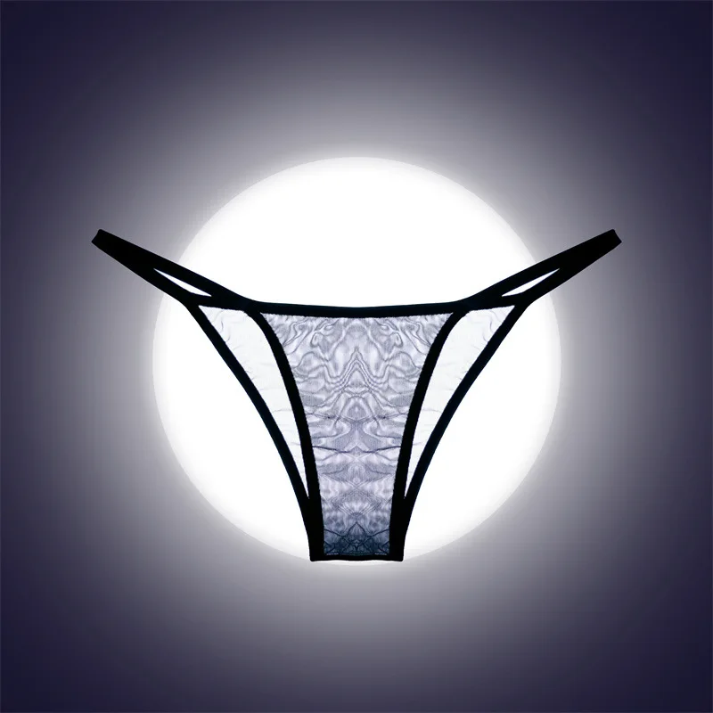 

Women Lady Sexy Briefs Shorts Transparent Temptation Ultra Low Waist Mini Lace