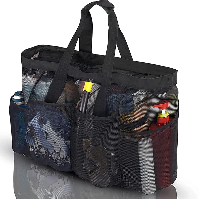 

High Capacity Women Mesh Transparent Bag Double-layer Heat Preservation Large Picnic Beach Bags Tote Lunch Snacks Bag