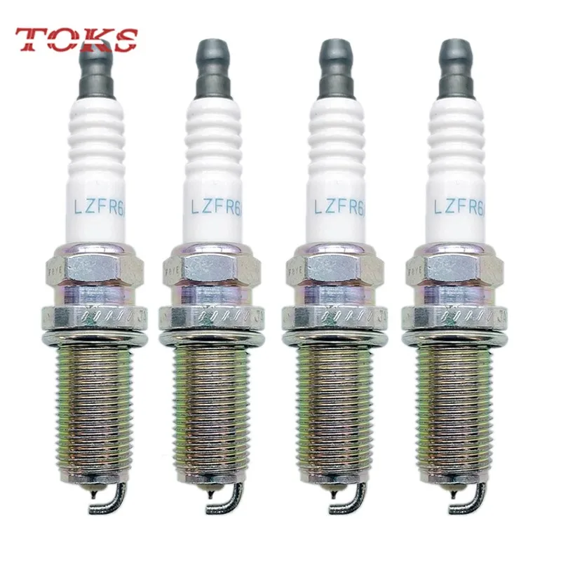 

4pcs LZFR6AI 3656 Laser Iridium Spark Plug MN158596 for Mitsubishi Lancer Outlander Galant Eclipse 2.4L LZFR6-AI