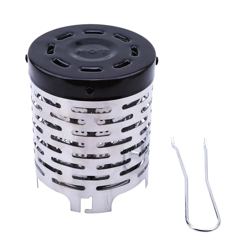 

Outdoor Cooker Lid Camping Stainless Steel Portable Stove Cap for Fishing Camping Tent Picnic BBQ Cover Stove