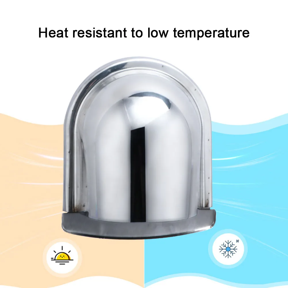 

Stainless Steel Vent U-shaped Range Hood Exhaust Outlet For Bathroome Range Hoods Air Conditioner Kitchen Fans Vent