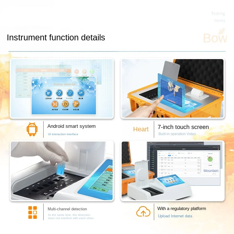 Многофункциональный детектор меда глюкоза фруктоза сухароза уменьшение