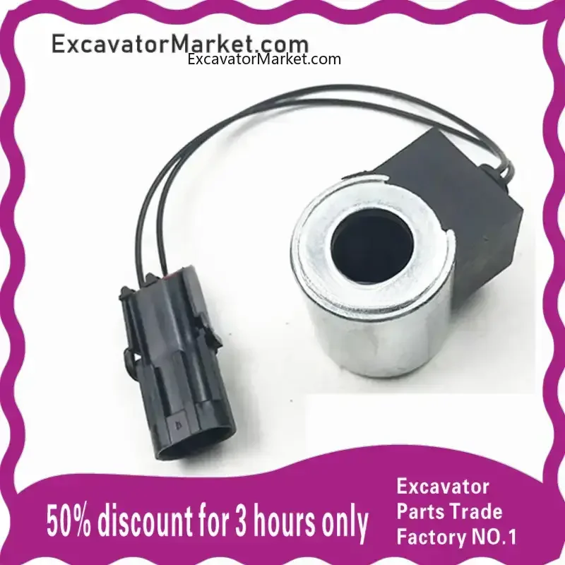 Высокое качество для Yuchai Foton Lovol 60 65 85 Sany 70 75 проводная катушка магнитного клапана