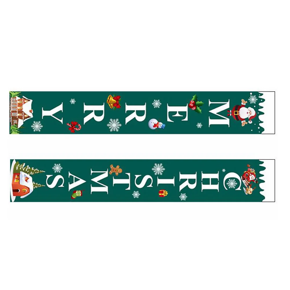 

1 пара рождественских украшений для вечевечерние, декоративные дверные занавески