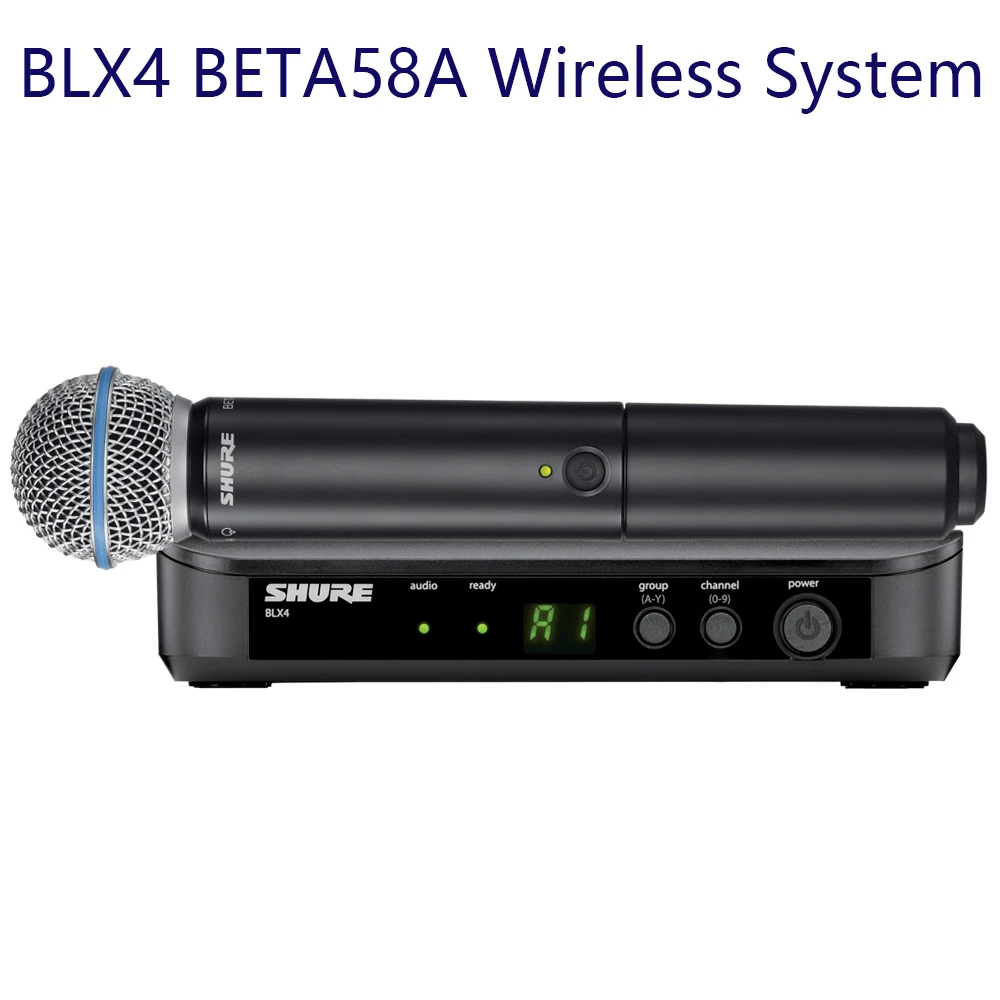 BLX4 BETA58A Wireless Microphone BLX14 BLX24 UHF Mic Kit for Karaoke Stage Performance Church speech Studio recording