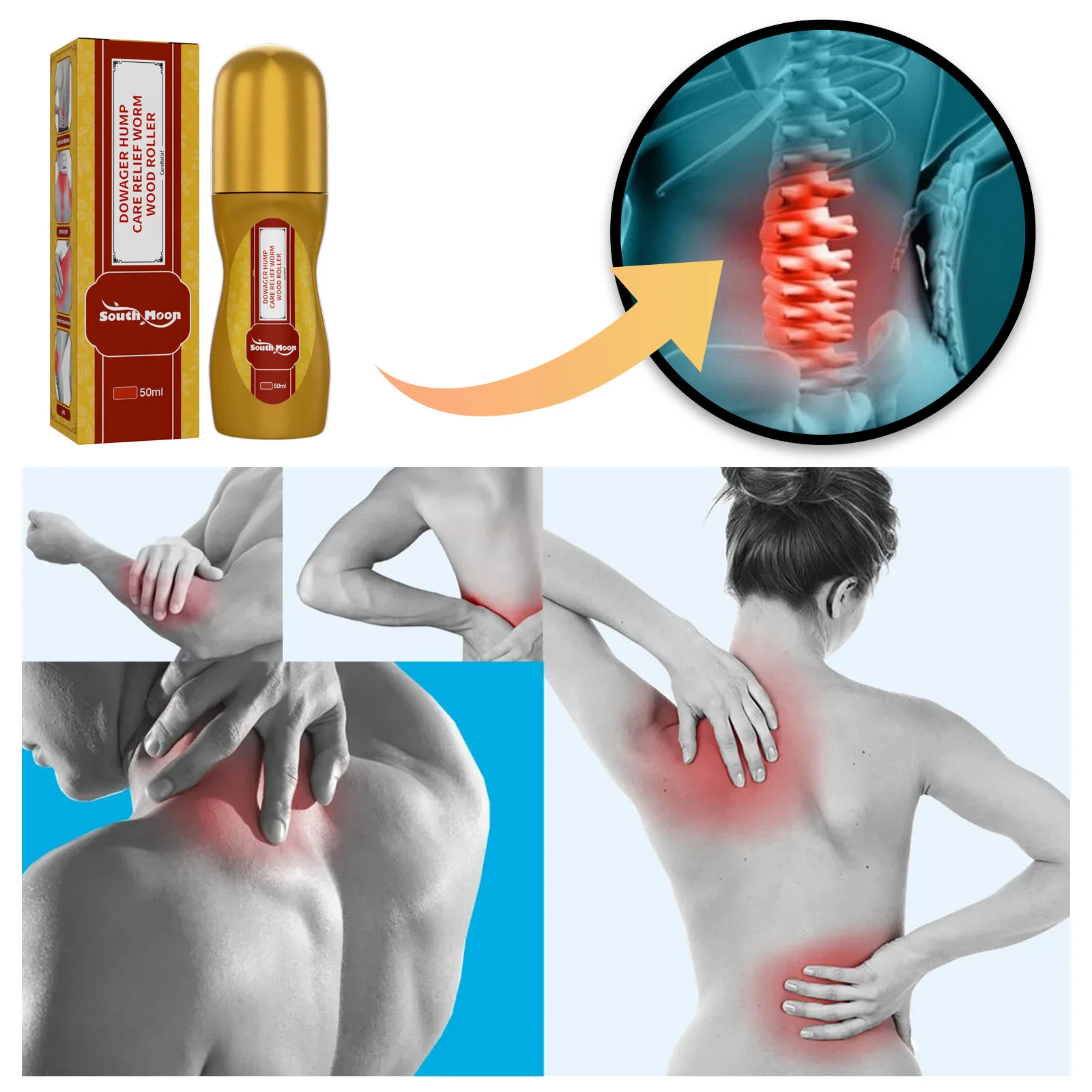 Болеутоляющий крем с глубокой спиной South Moon лечение поясничного диска грыжа