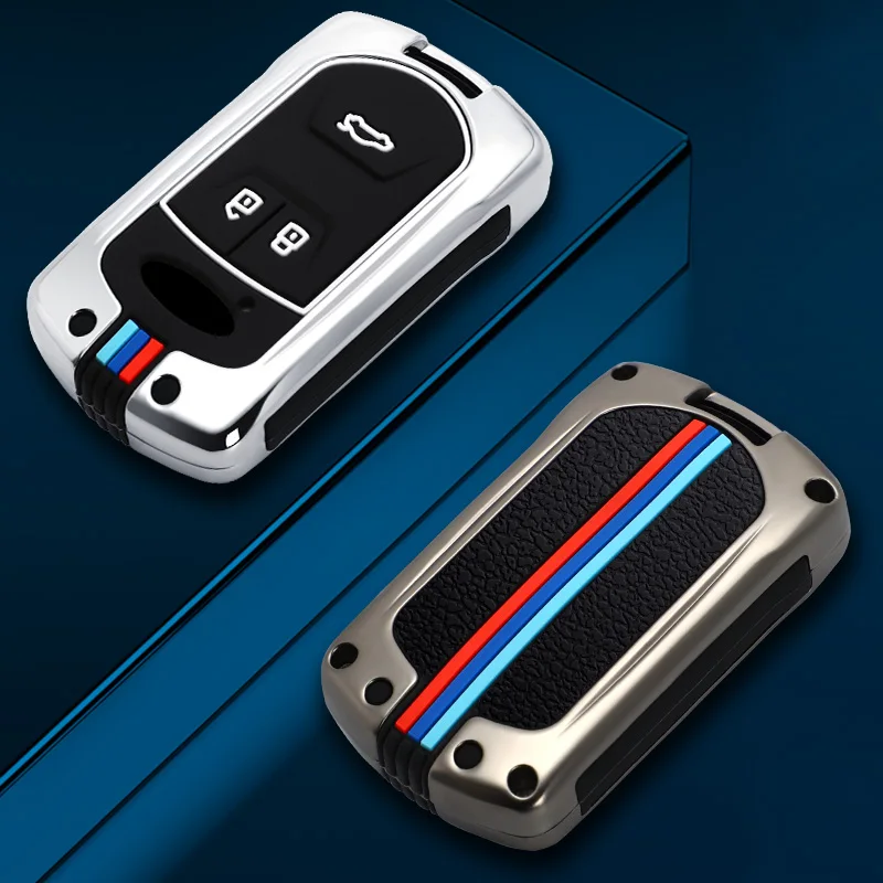

Zinc Alloy Car Key Case Cover Fob Protection Shell For Chery Tiggo 5 7 8 Arrizo 5X 6 Smart Remote Keychain Accessories
