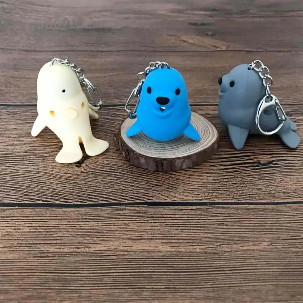 

Милый мультяшный брелок для ключей со светодиодной подсветкой