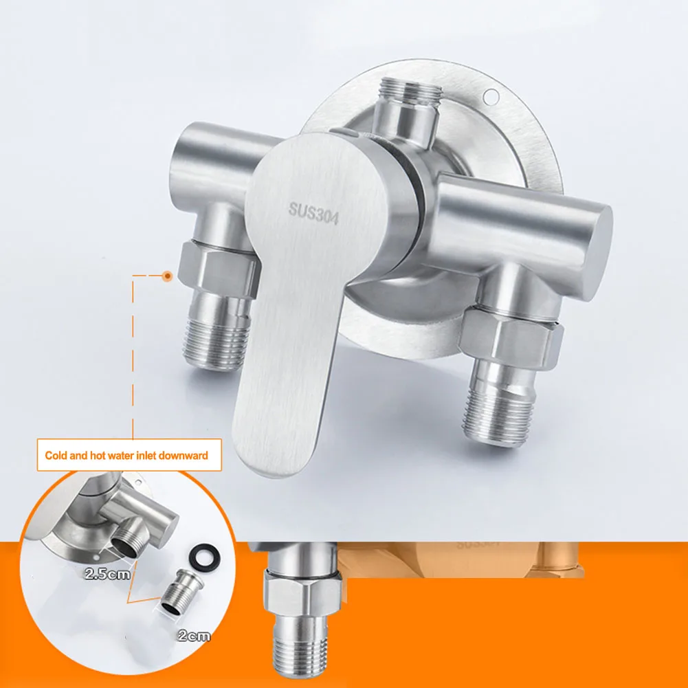 

Brand New Durable Exquisite Faucet Accessories With Whole Accessories Hot Cold Shower Faucet 304 Stainless Steel