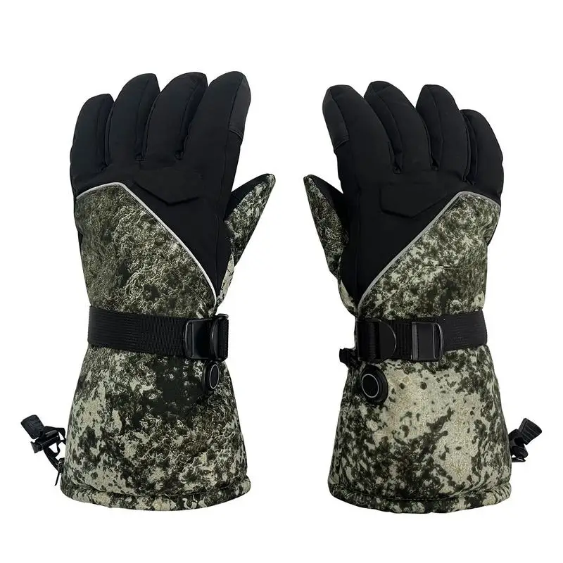 

Охотничьи перчатки, 3-скоростные теплые перчатки с широким диапазоном нагрева, электрические греющие перчатки для рук, перчатки для рыбалки и ловли рыбы