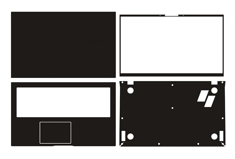 

Carbon fiber Laptop Sticker Skin Decal Cover Protector for Asus S5500F_VivoBook15s X 15.6"