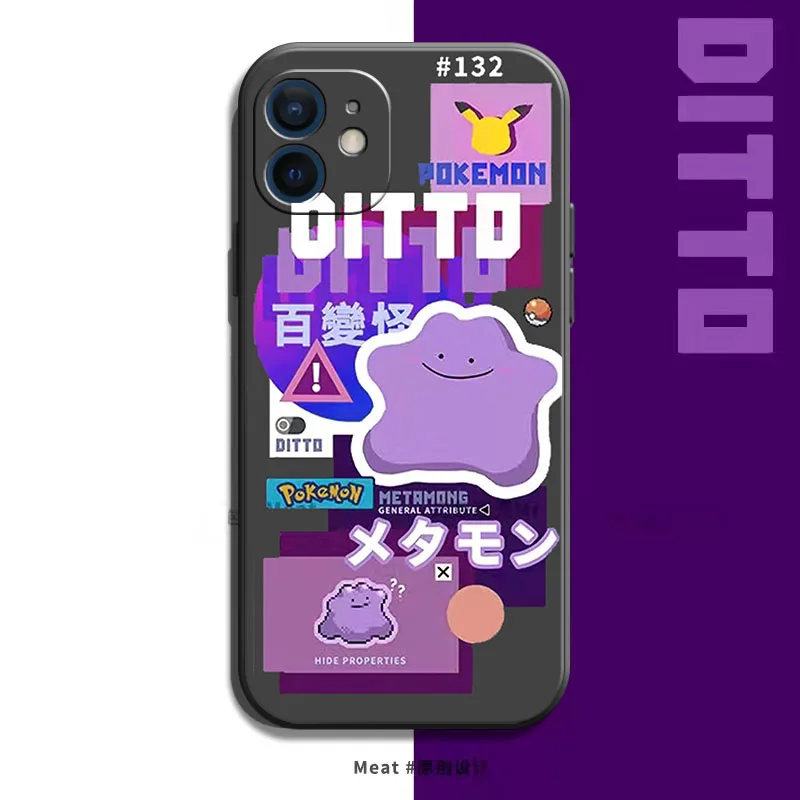 pokemon pikachu phone case for iphone 13 12 pro max 8 plus xs xr xs max 13 pro 7 8 6s hot cute cartoon color silicone case gift free global shipping