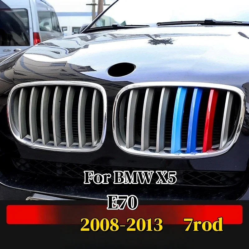 Фото Для BMW X5 E53 E70 F15 G05 1998-2022 BMW X6 E71 E72 F16 2008-2018 3 шт. Передняя решетка Strip Motorsport Power M Накладка №5