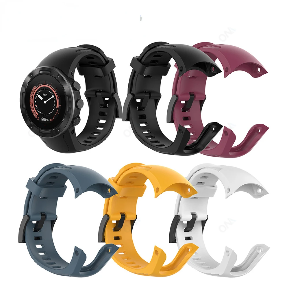 

Sport Strap for Suunto 5 Smart Watch Replacement Silicone Bracelet Band for Suunto 5 Correa Accessories