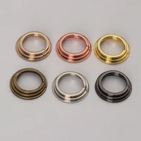 10pcslot 25mm 28mm 30mm useful pocket round connectors key chain carabiner split key ring stainless steel