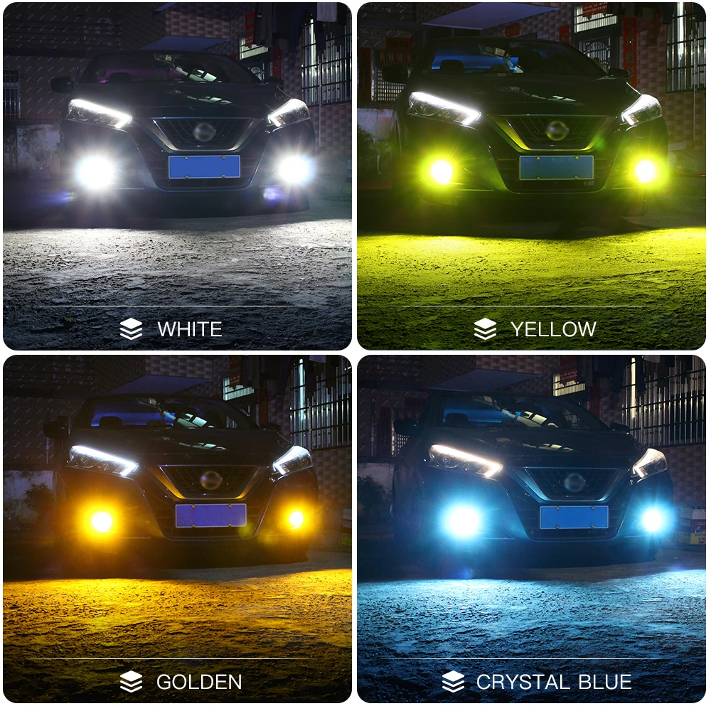 Лампа светодиодная H8 Canbus для противотумансветильник фар без ошибок Audi A3 8 в 2015-2017