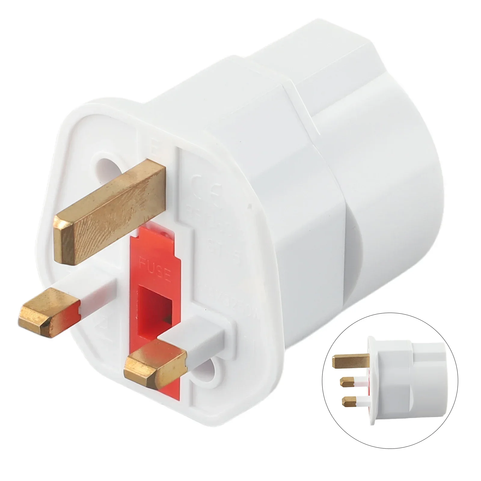 wa 250V 13A standardowa wtyczka konwertera przełączniki EU 2Pin-UK 3Pin AC gniazdo podróżnego Adapter sprzęt elektryczny materiały