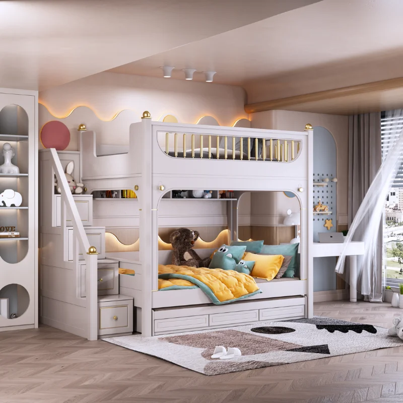 Рисунок 2 - Детские креативные красивые кровати с белым замком