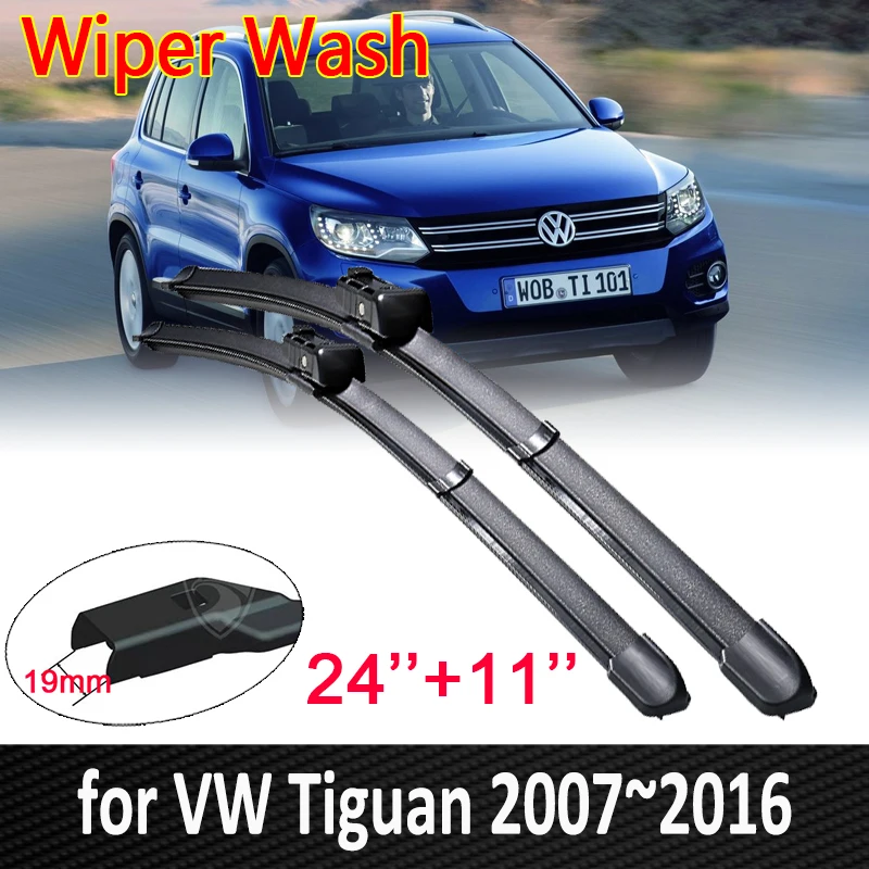 

Car Wiper Blade for Volkswagen VW Tiguan 2007 2008 2009 2010 2011 2012 2013 2014 2015 2016 Windscreen Wipers Auto Accessories