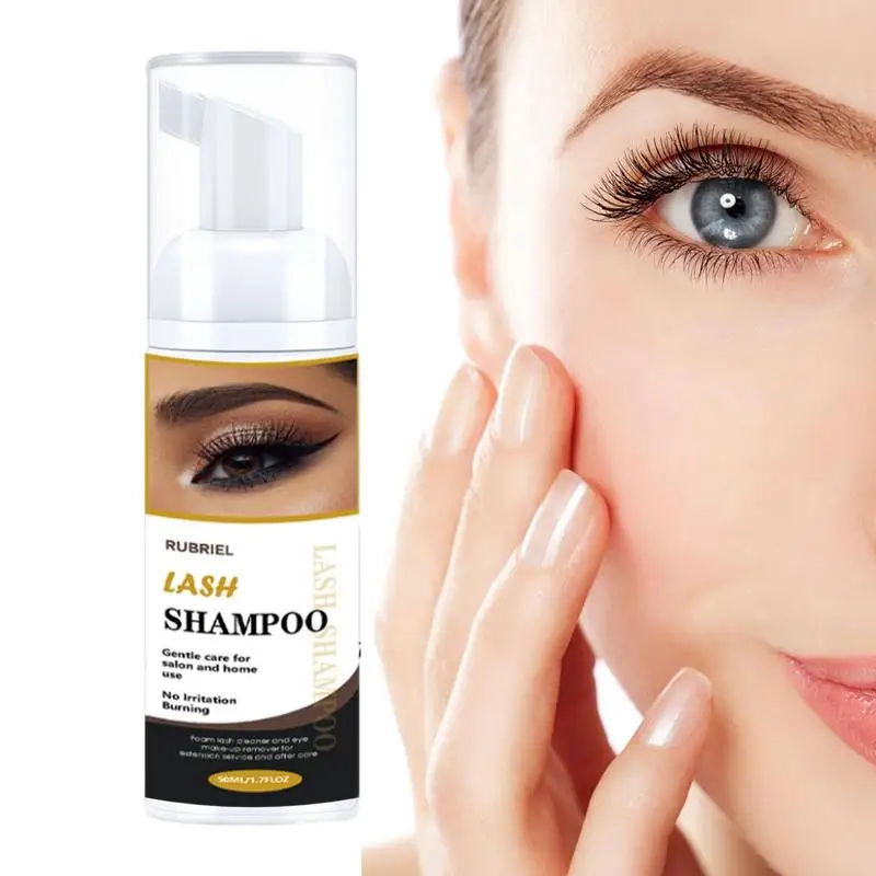 

Eyelash Extension Shampoo Eyelid And Lash Cleanser Shampoo Gentle Oil-free Lash Shampoo For Eyelash Extension Lash Eyelid Foam
